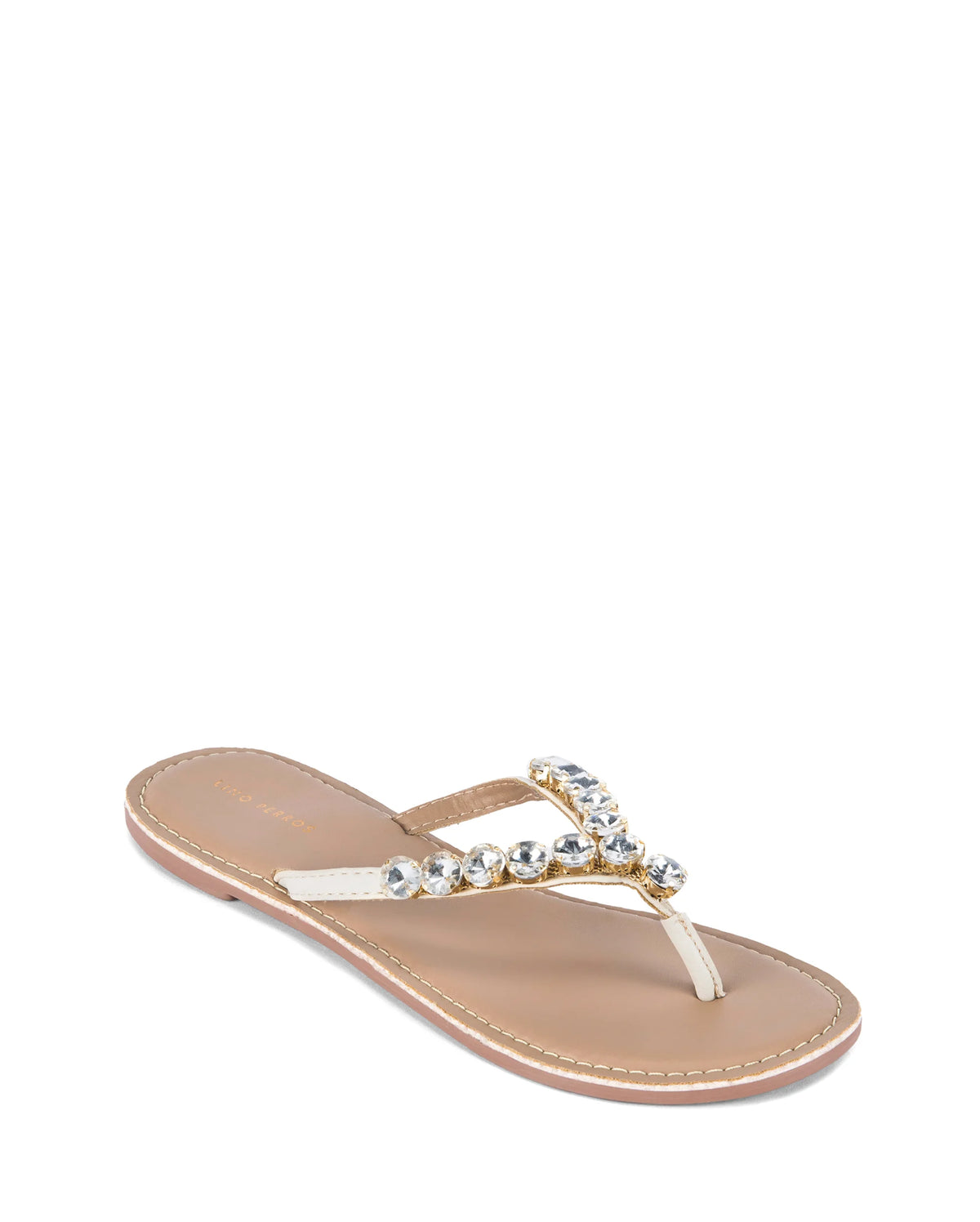 Mary Stylish Embellished Beige Flats