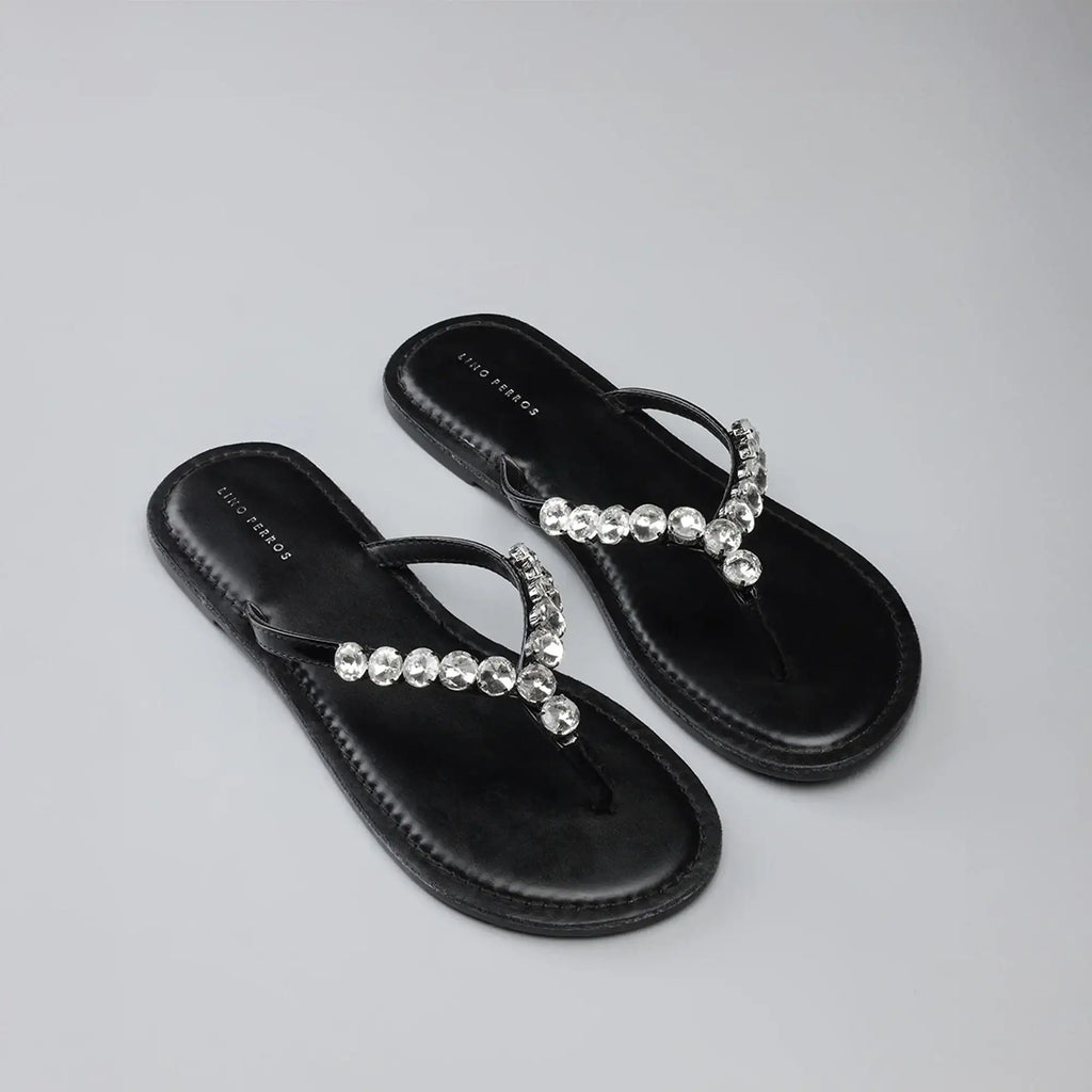 Mary Stylish Embellished Flats - Lino Perros