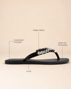 Mary Stylish Embellished Flats - Lino Perros