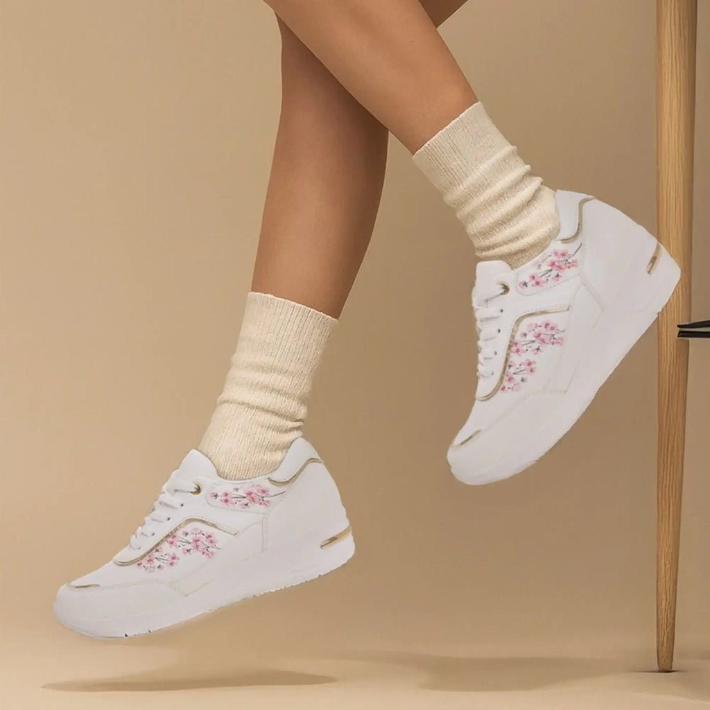 Stellar Nexus Infinity Insteps White Sneakers - Lino Perros