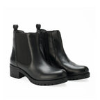 Ava Leather Regular Black Boots - Lino Perros