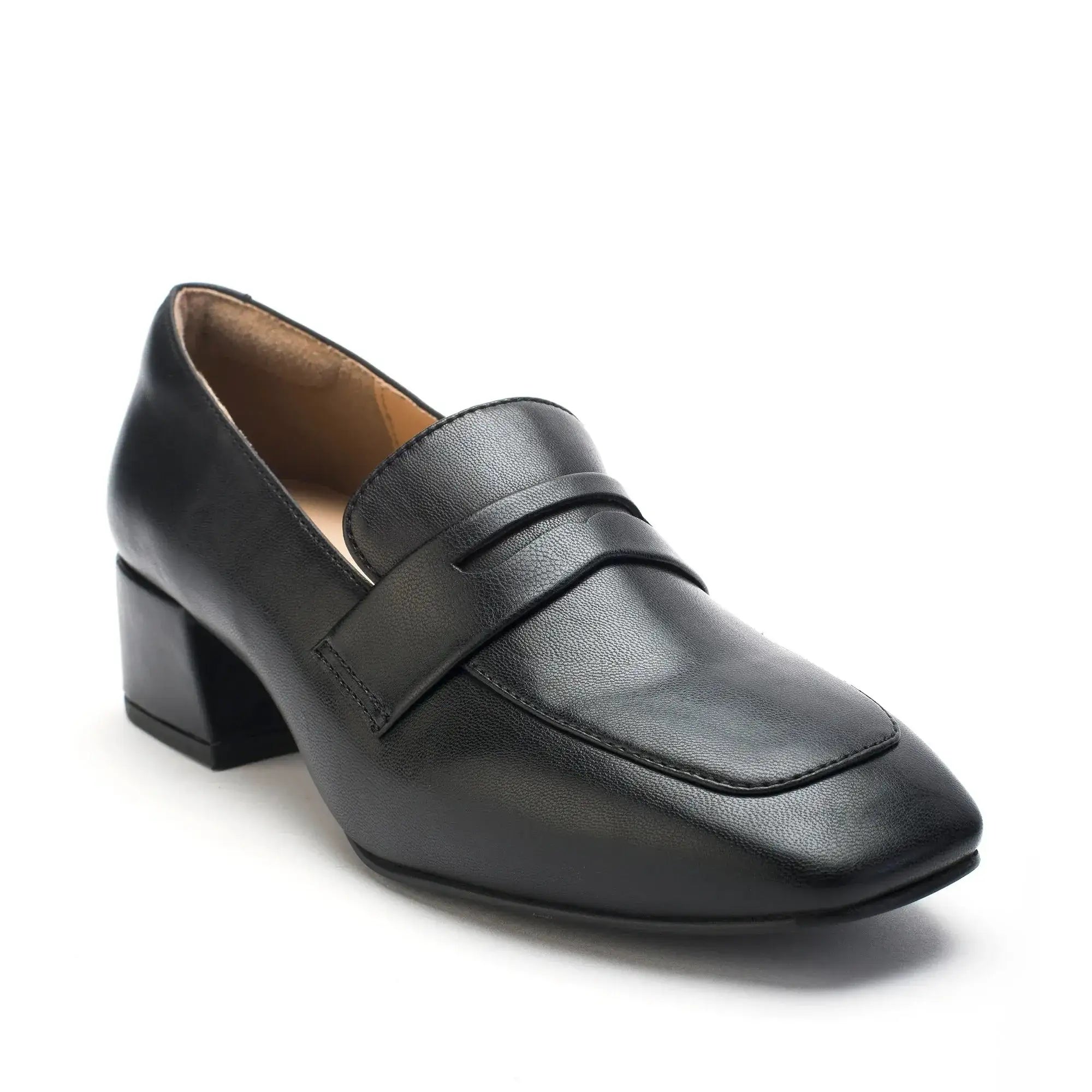 Ava Formal Penny Black Loafers - Lino Perros