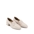 Ava Formal Penny Off White Loafers - Lino Perros