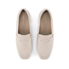 Ava Formal Penny Off White Loafers - Lino Perros