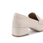 Ava Formal Penny Off White Loafers - Lino Perros