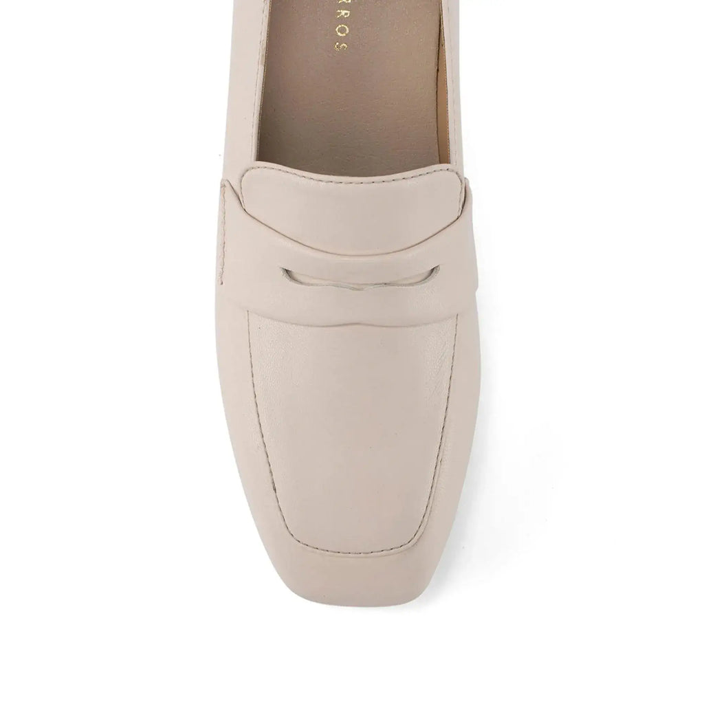 Ava Formal Penny Off White Loafers - Lino Perros