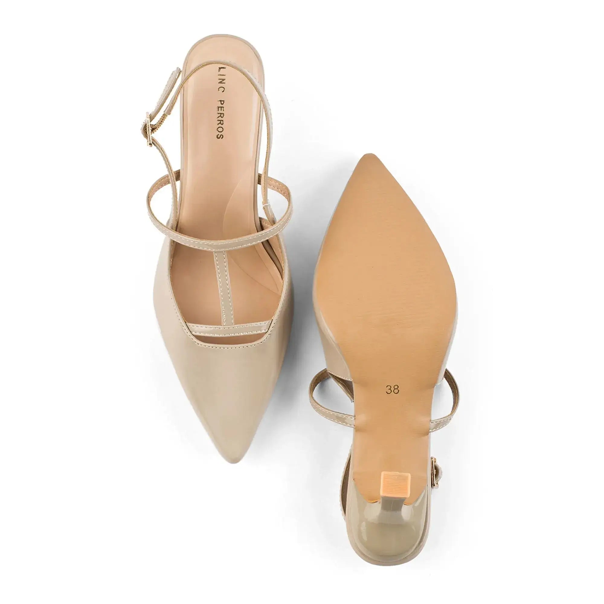 Victoria Cage Point Toe Nude Stilettos - Lino Perros