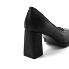 Gabbana Classic Everyday Black Block Heels - Lino Perros