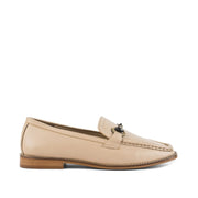 Ava Horsebit Beige Loafers