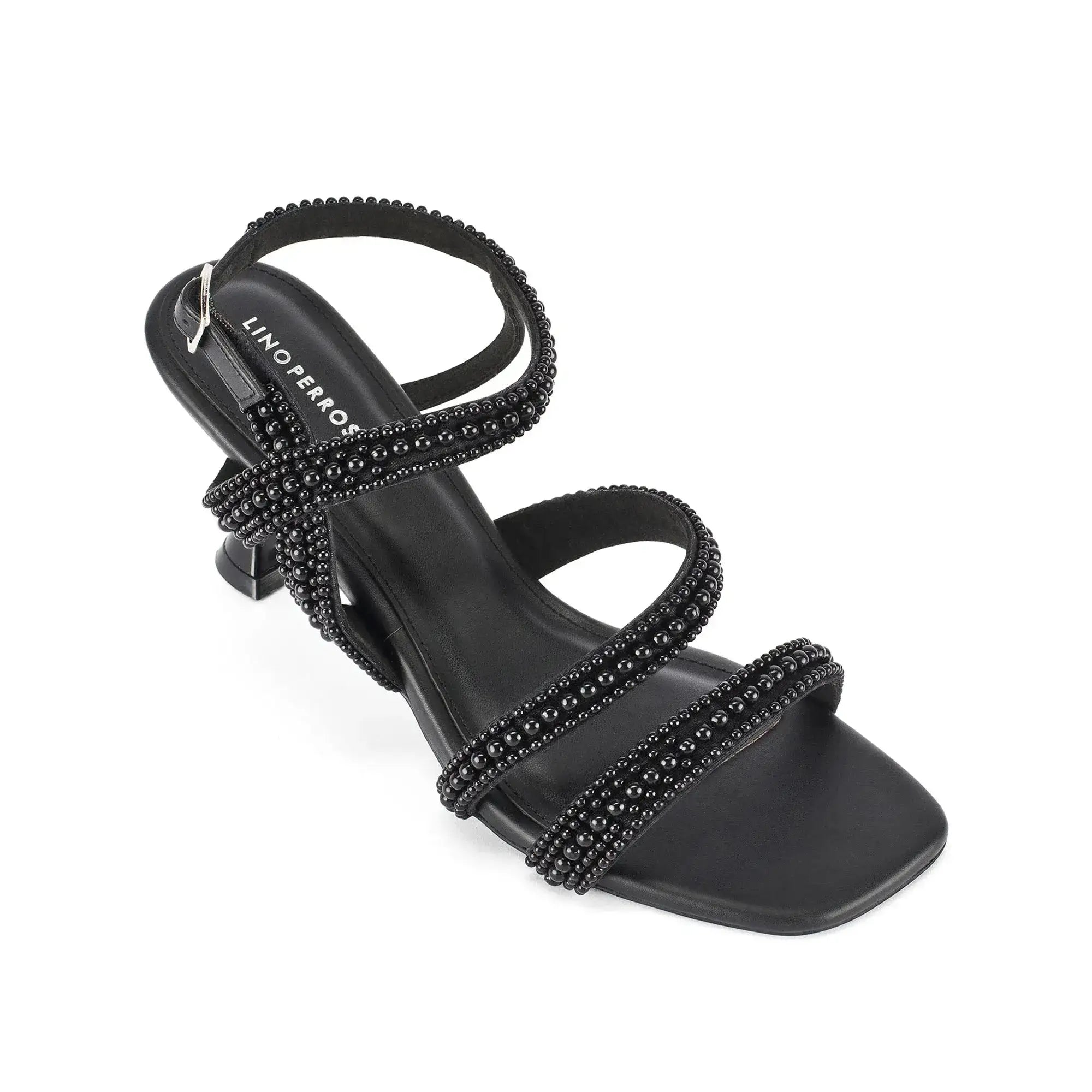 Victoria Charm Black Heels - Lino Perros