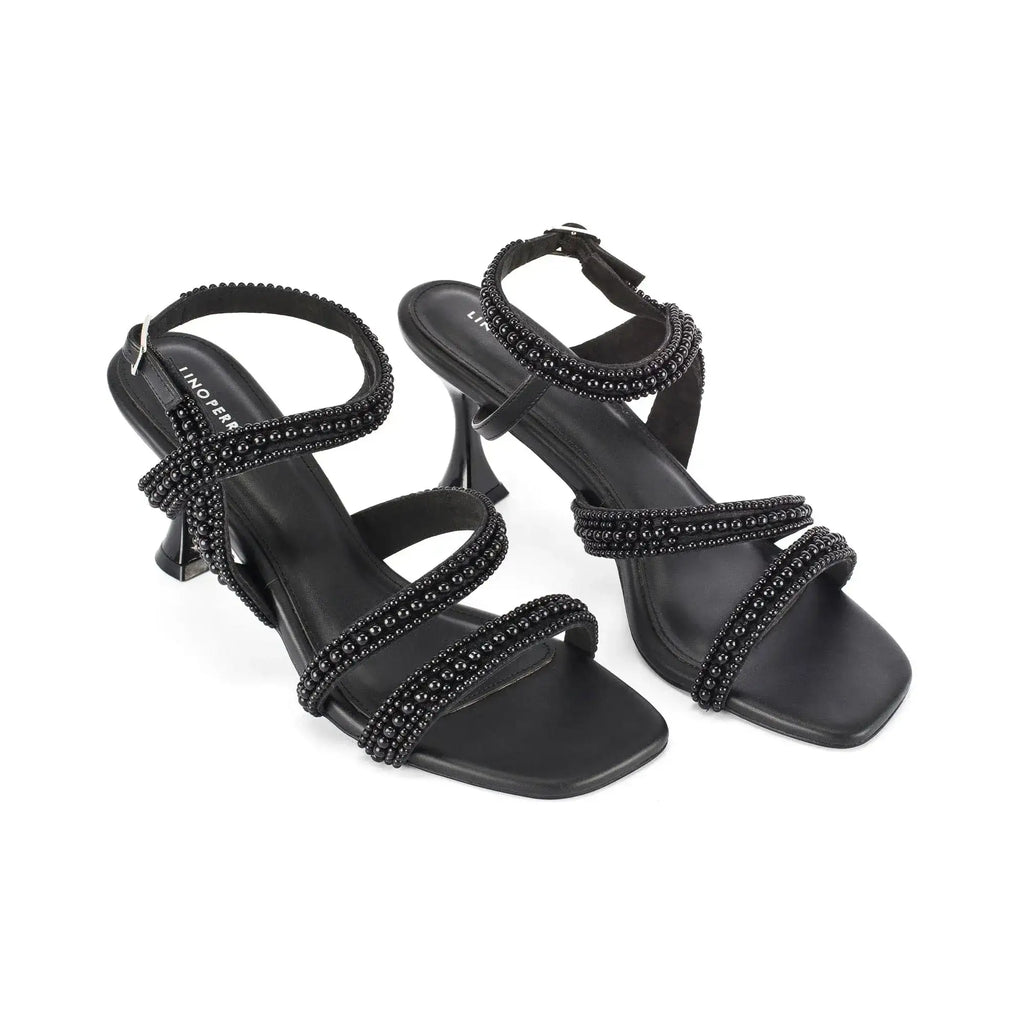 Victoria Charm Black Heels - Lino Perros