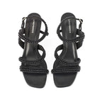 Victoria Charm Black Heels - Lino Perros