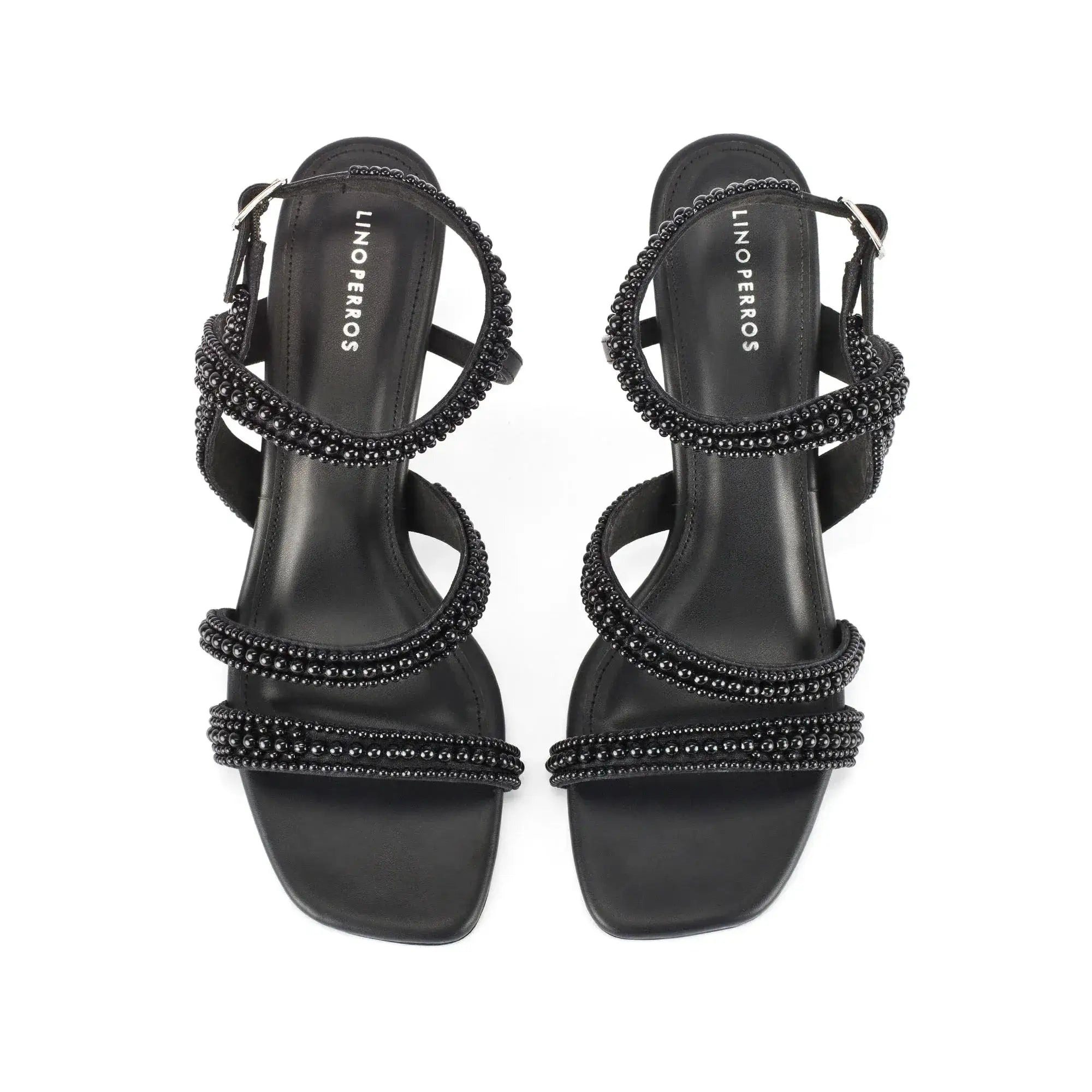 Victoria Charm Black Heels - Lino Perros