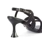 Victoria Charm Black Heels - Lino Perros