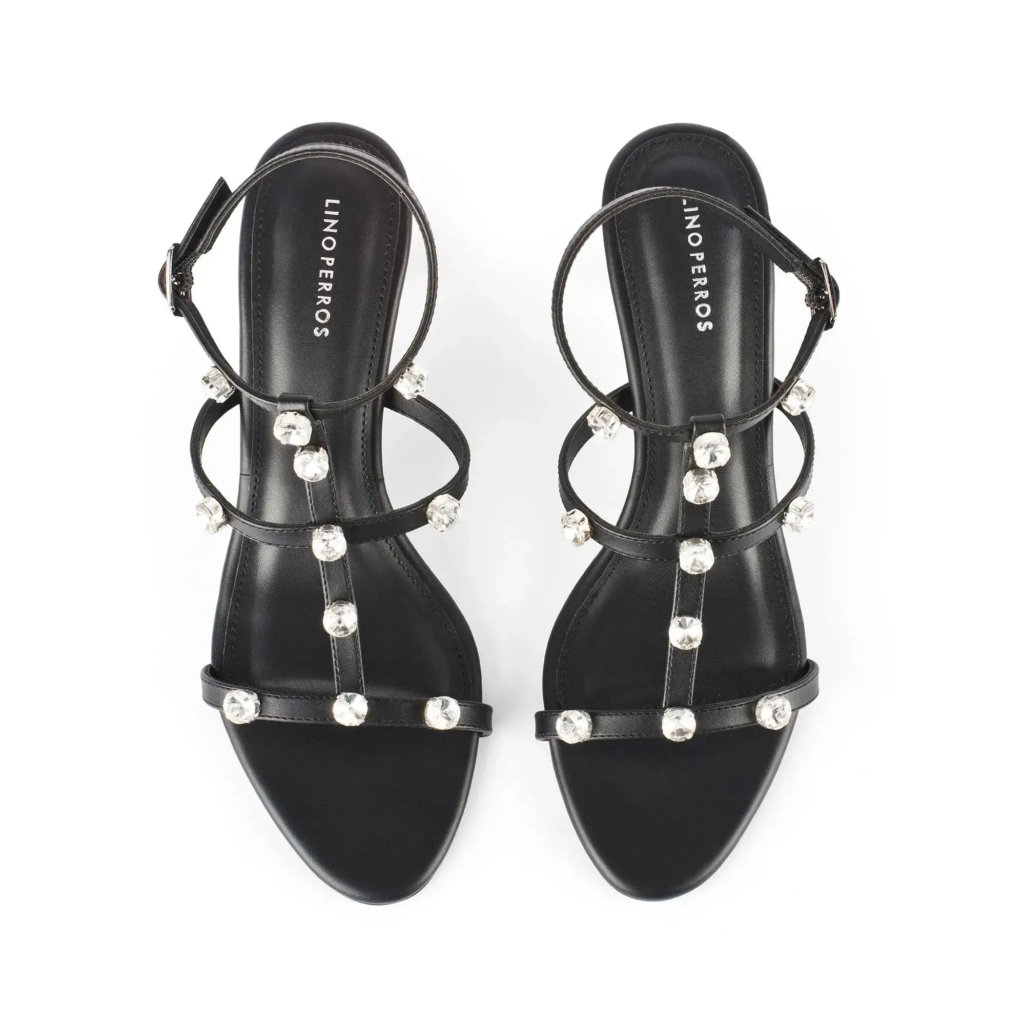 Victoria Charm Black Heels - Lino Perros