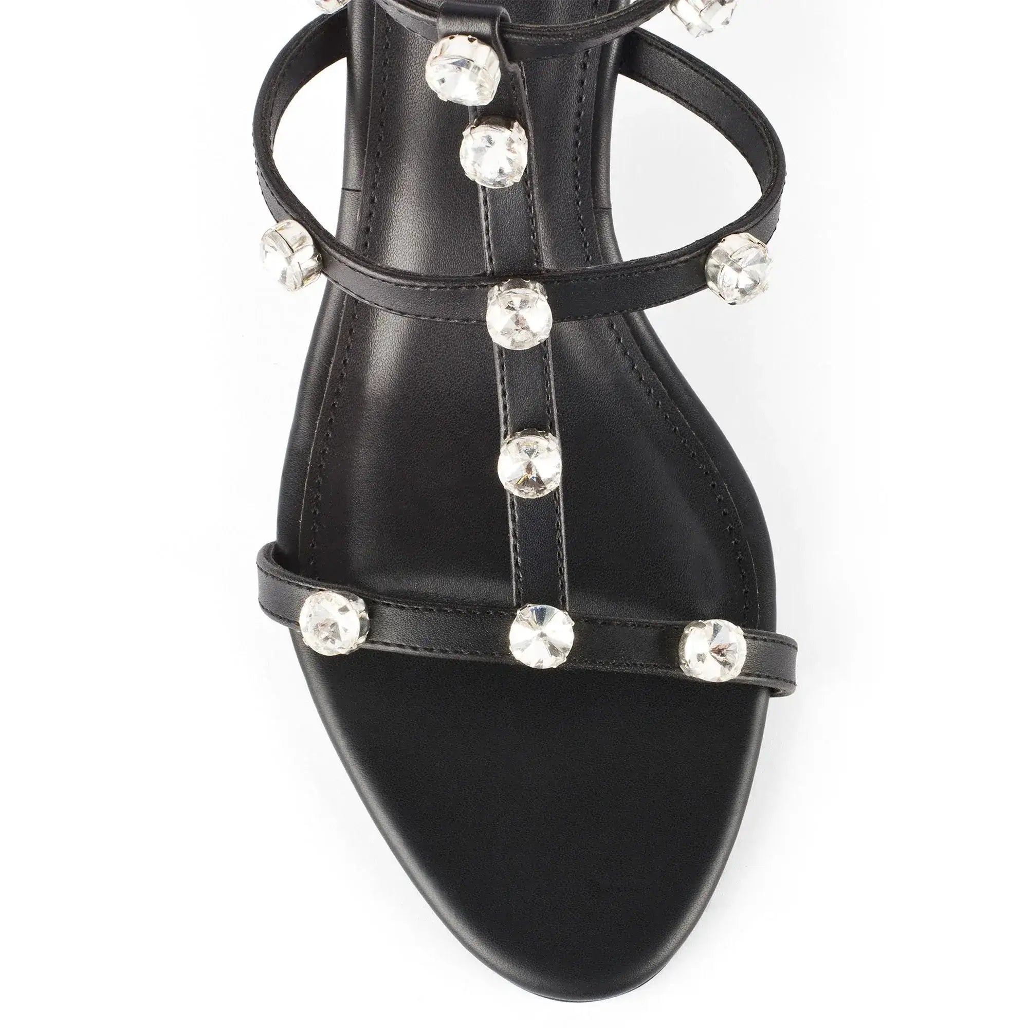 Victoria Charm Black Heels - Lino Perros