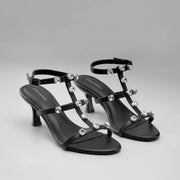 Victoria Charm Black Heels