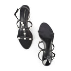 Victoria Charm Black Heels - Lino Perros