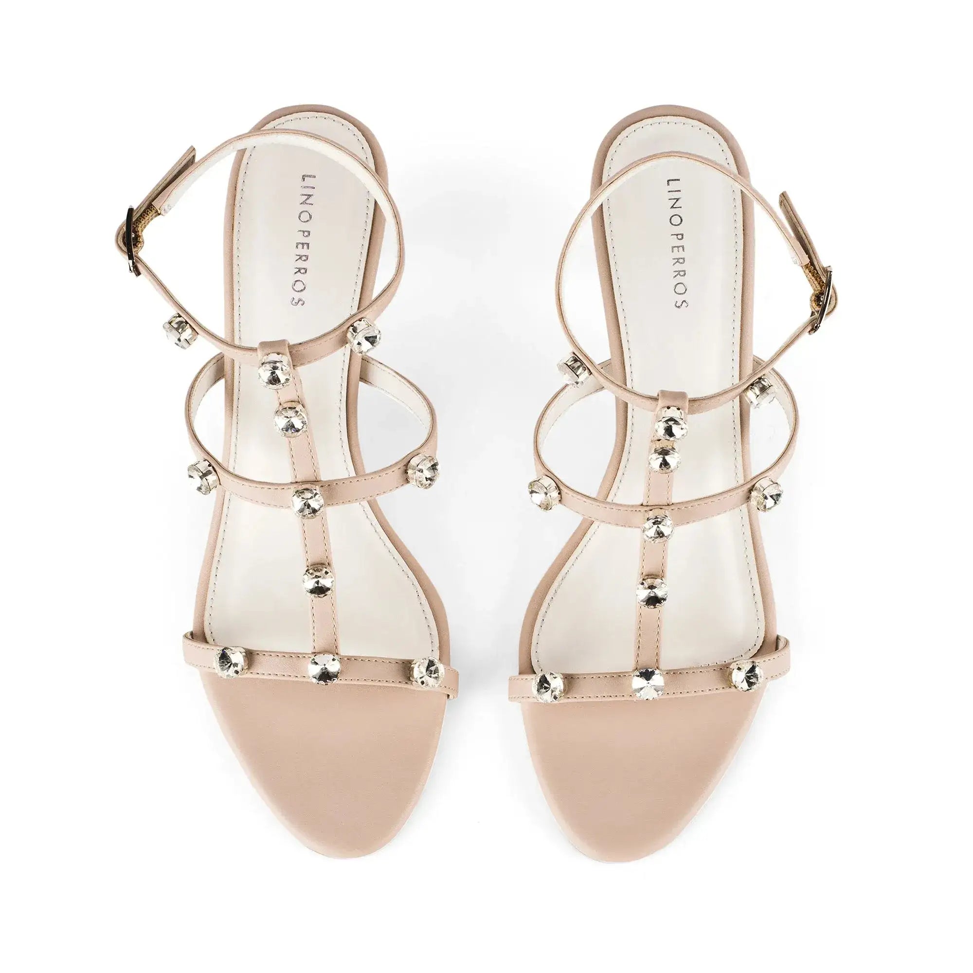Victoria Charm White  Heels - Lino Perros