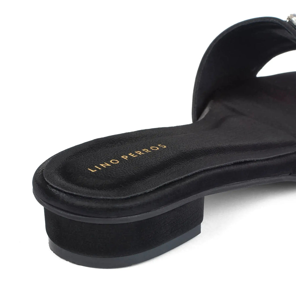 Harper Grace  Black Flats - Lino Perros