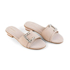Harper Grace  Off White Flats - Lino Perros