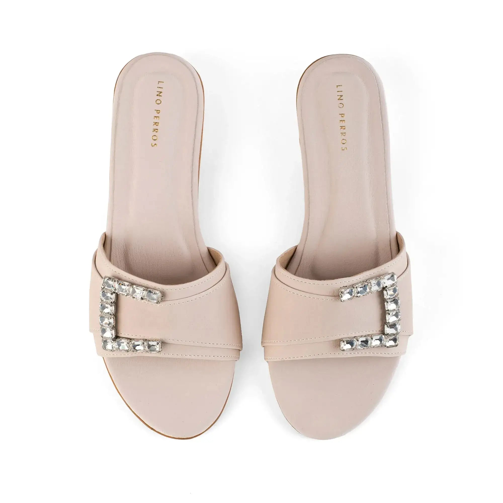 Harper Grace  Off White Flats - Lino Perros