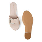 Harper Grace  Off White Flats - Lino Perros