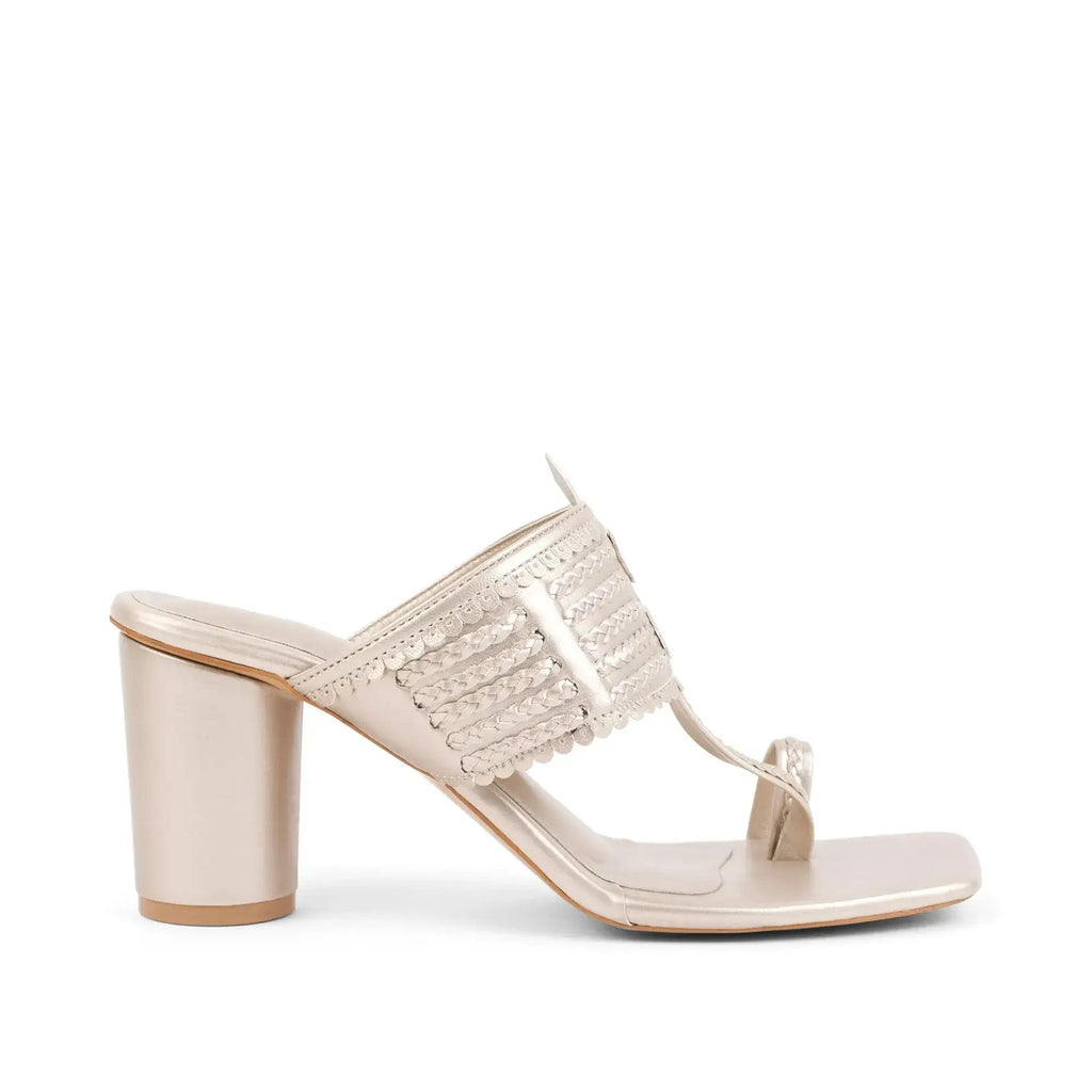 Eden Aura Gold Heels - Lino Perros
