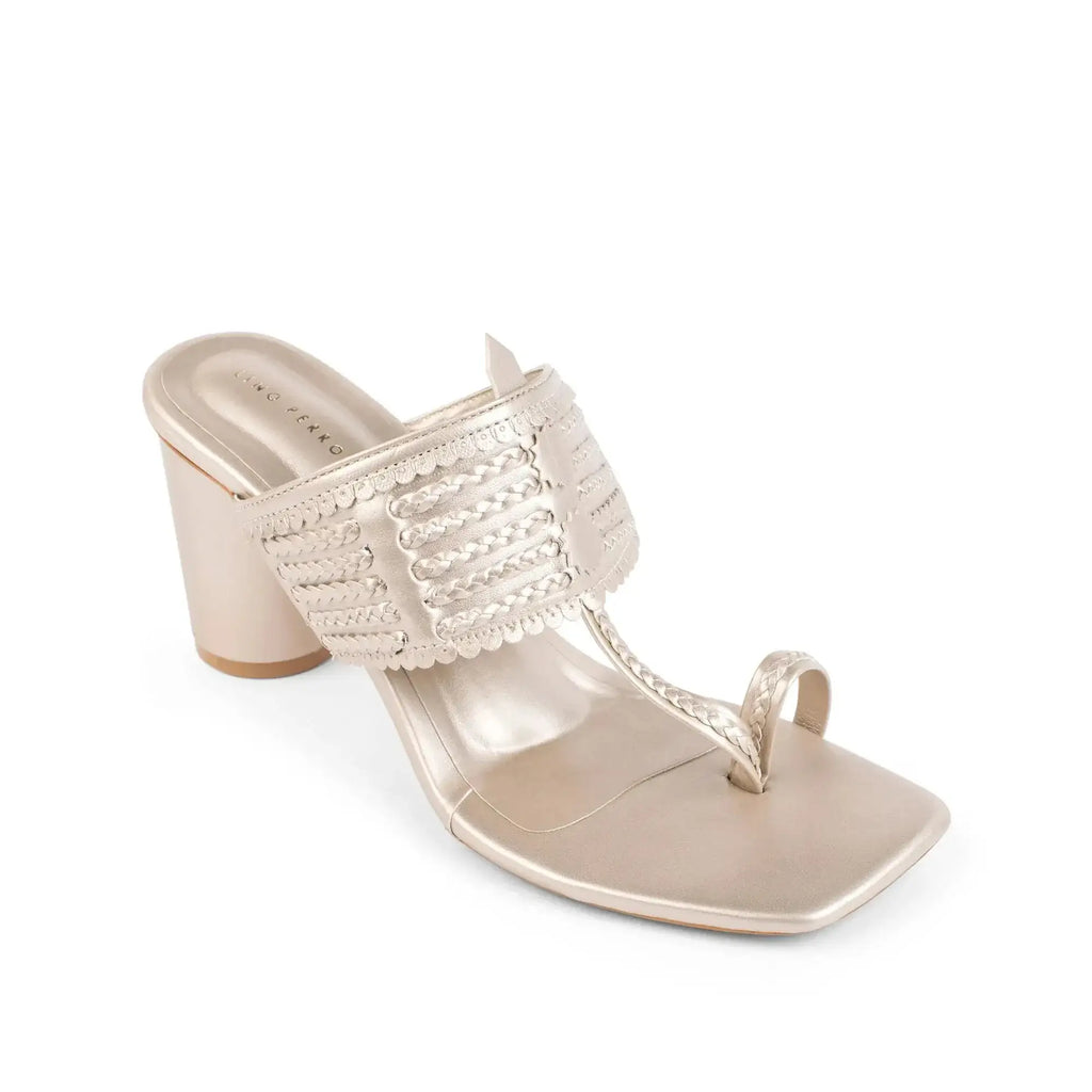 Eden Aura Gold Heels - Lino Perros
