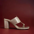 Eden Aura Gold Heels - Lino Perros