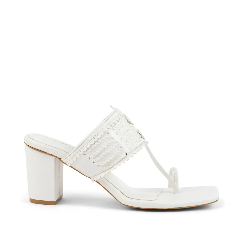 Eden Aura White Heels - Lino Perros