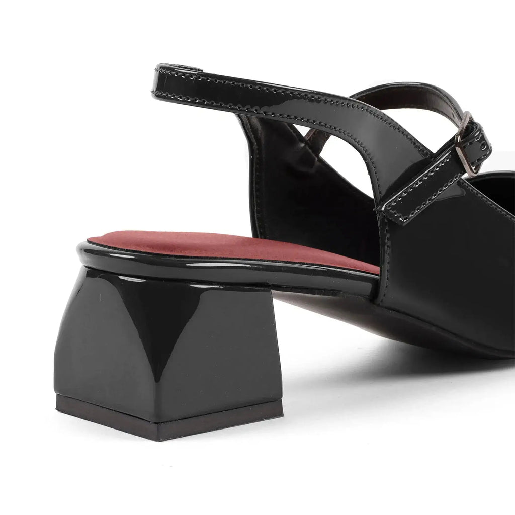Hepburn Noir Black Heels - Lino Perros