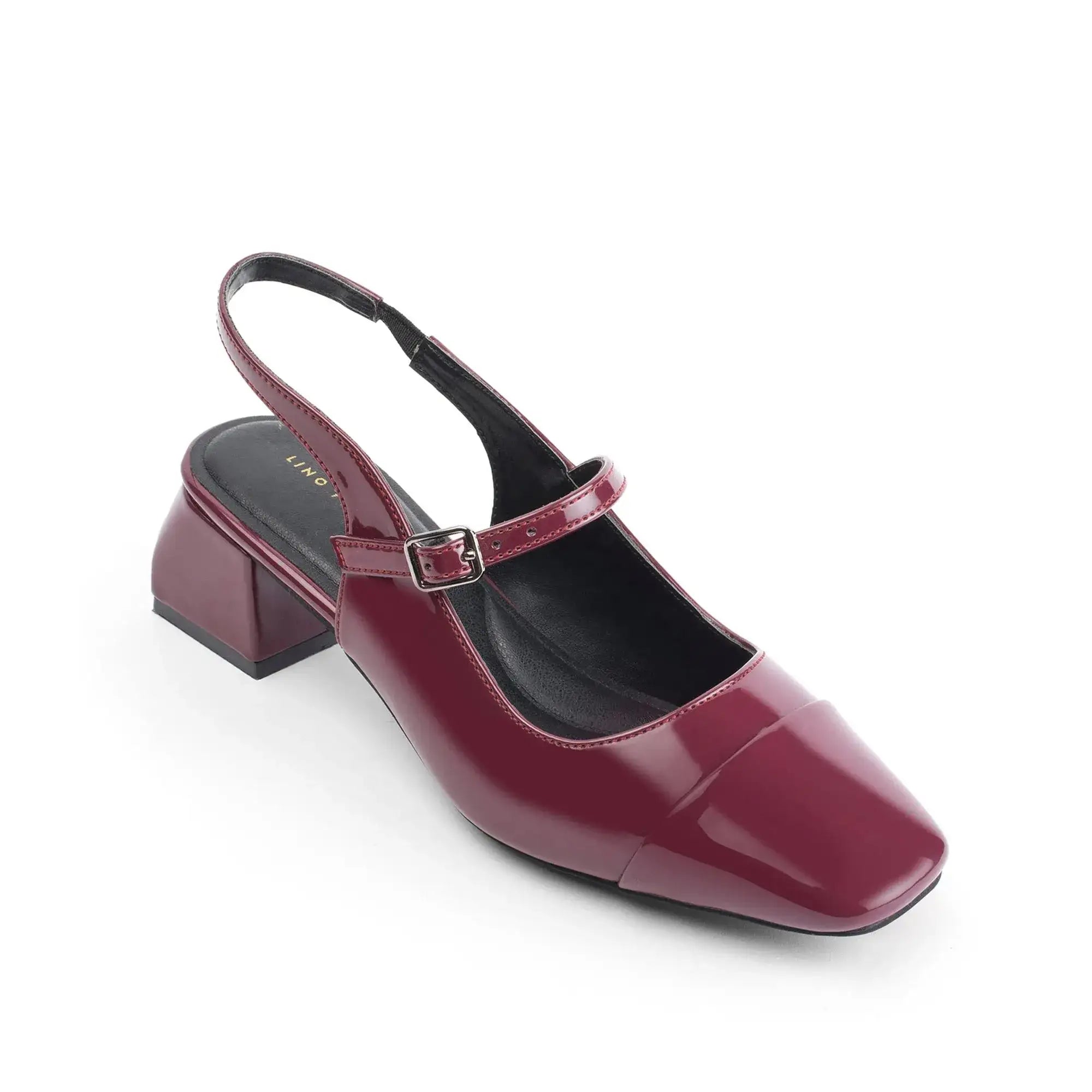 Hepburn Noir Red Heels - Lino Perros