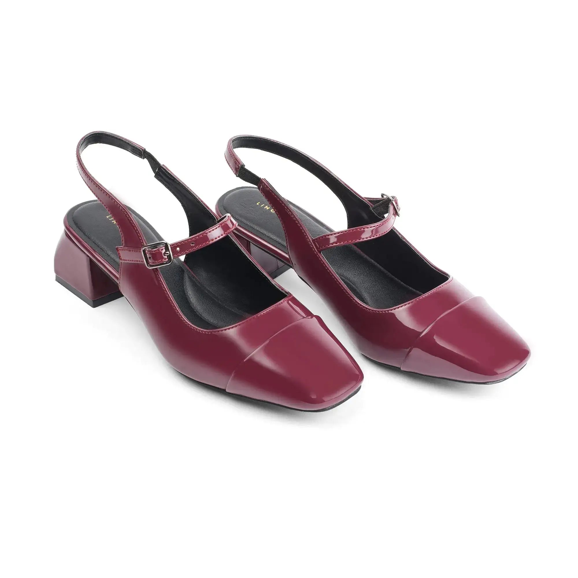 Hepburn Noir Red Heels - Lino Perros
