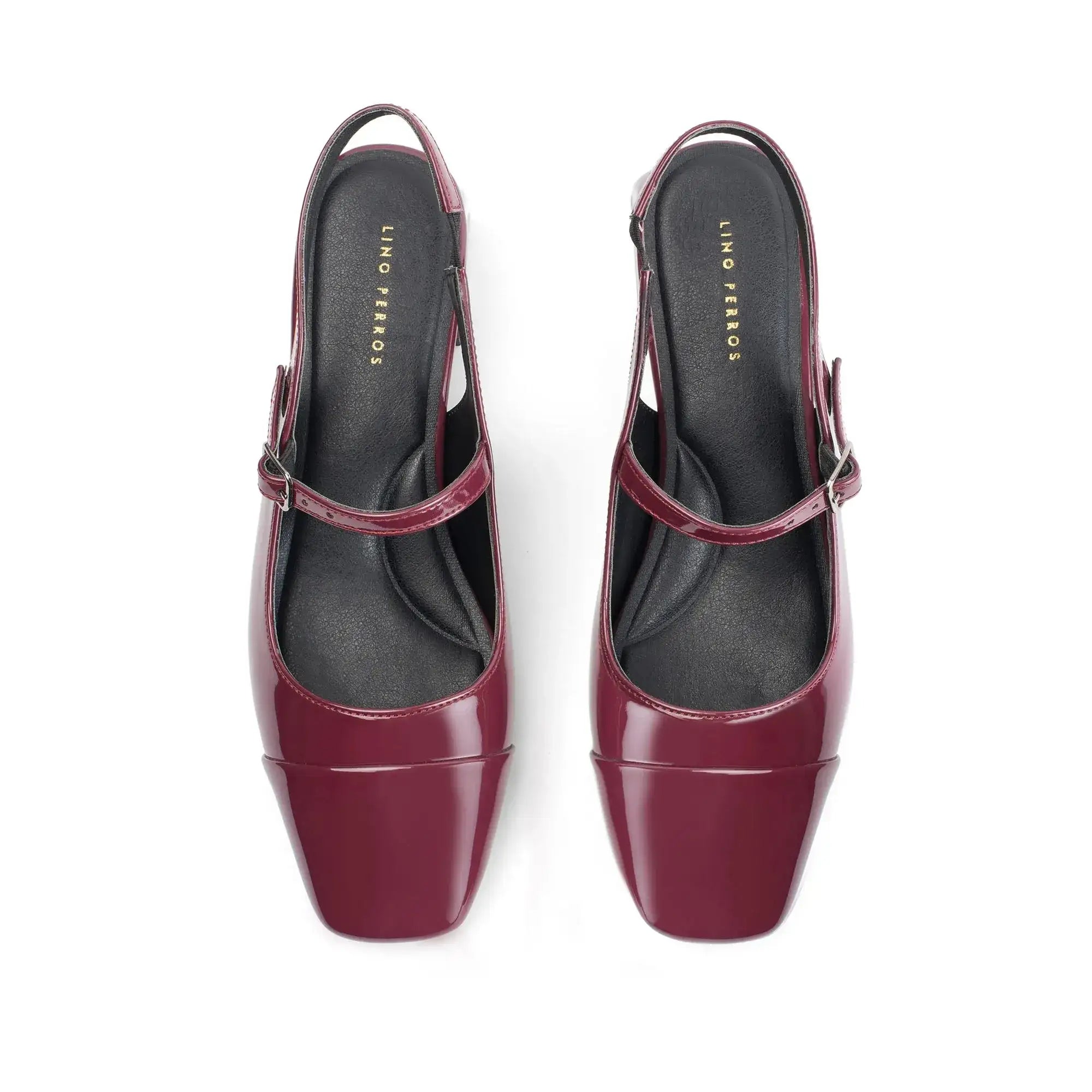 Hepburn Noir Red Heels - Lino Perros