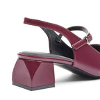 Hepburn Noir Red Heels - Lino Perros
