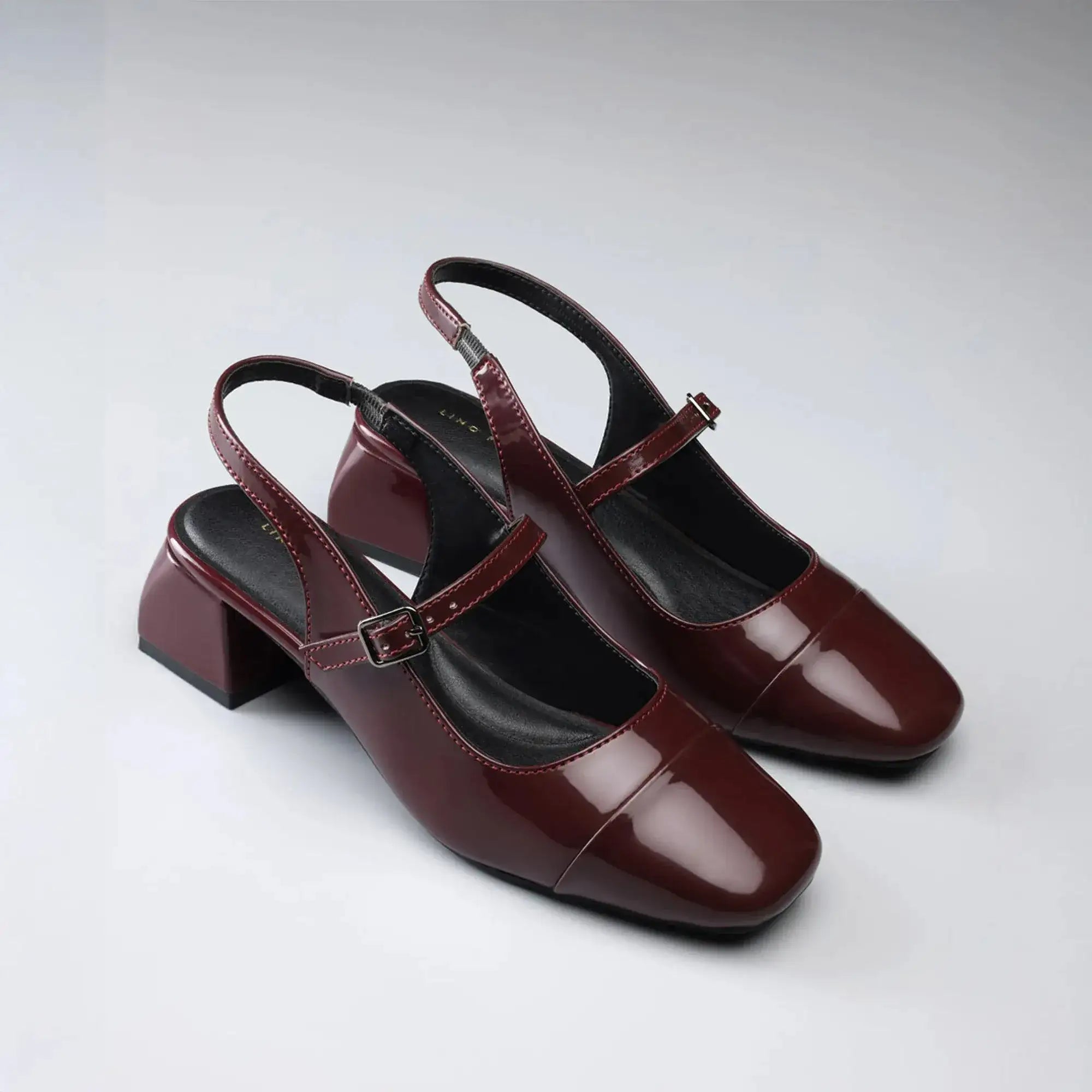 Hepburn Noir Red Heels - Lino Perros