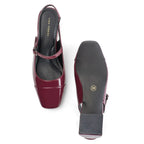 Hepburn Noir Red Heels - Lino Perros