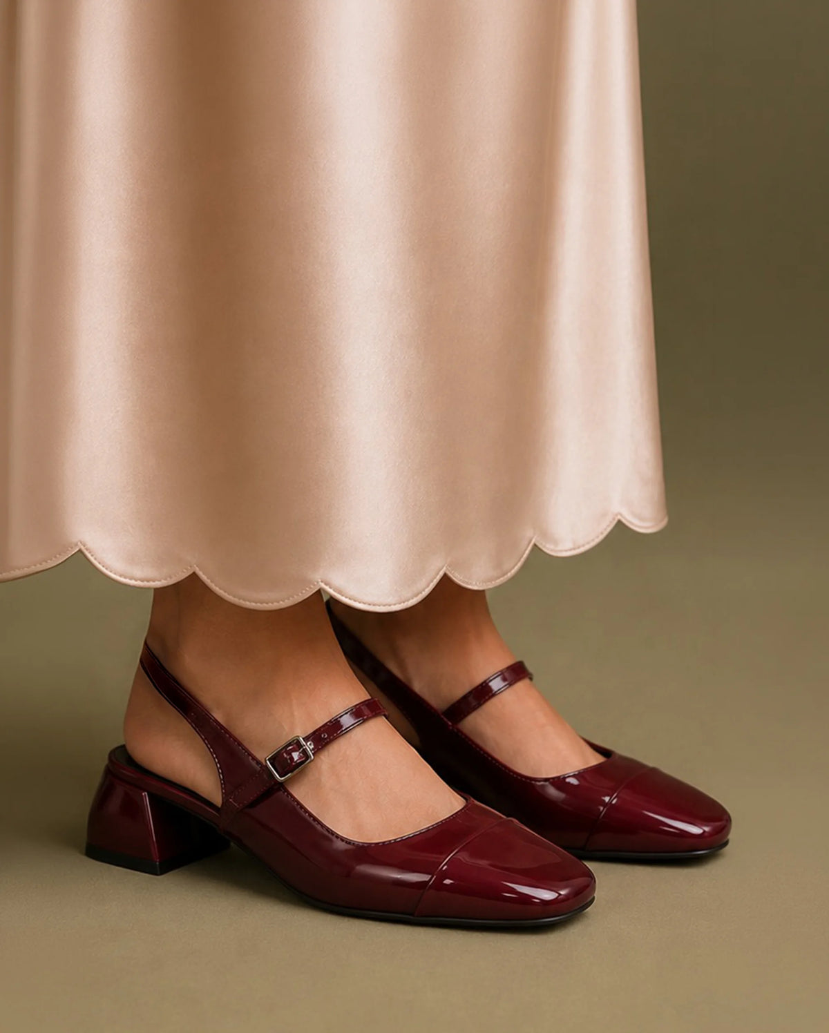 Hepburn Noir Red Heels - Lino Perros
