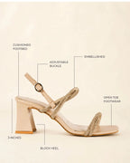 Gabbana Vogue Beige Heels - Lino Perros