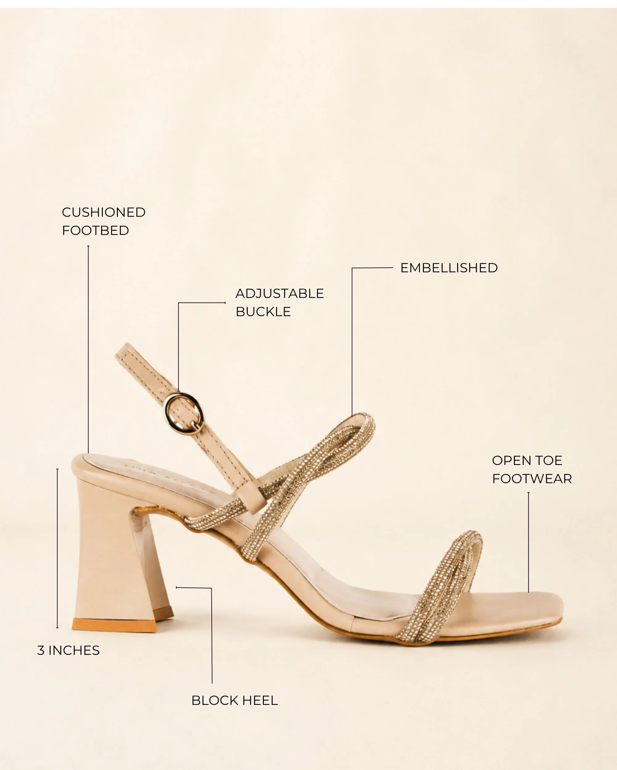 Gabbana Vogue Beige Heels - Lino Perros