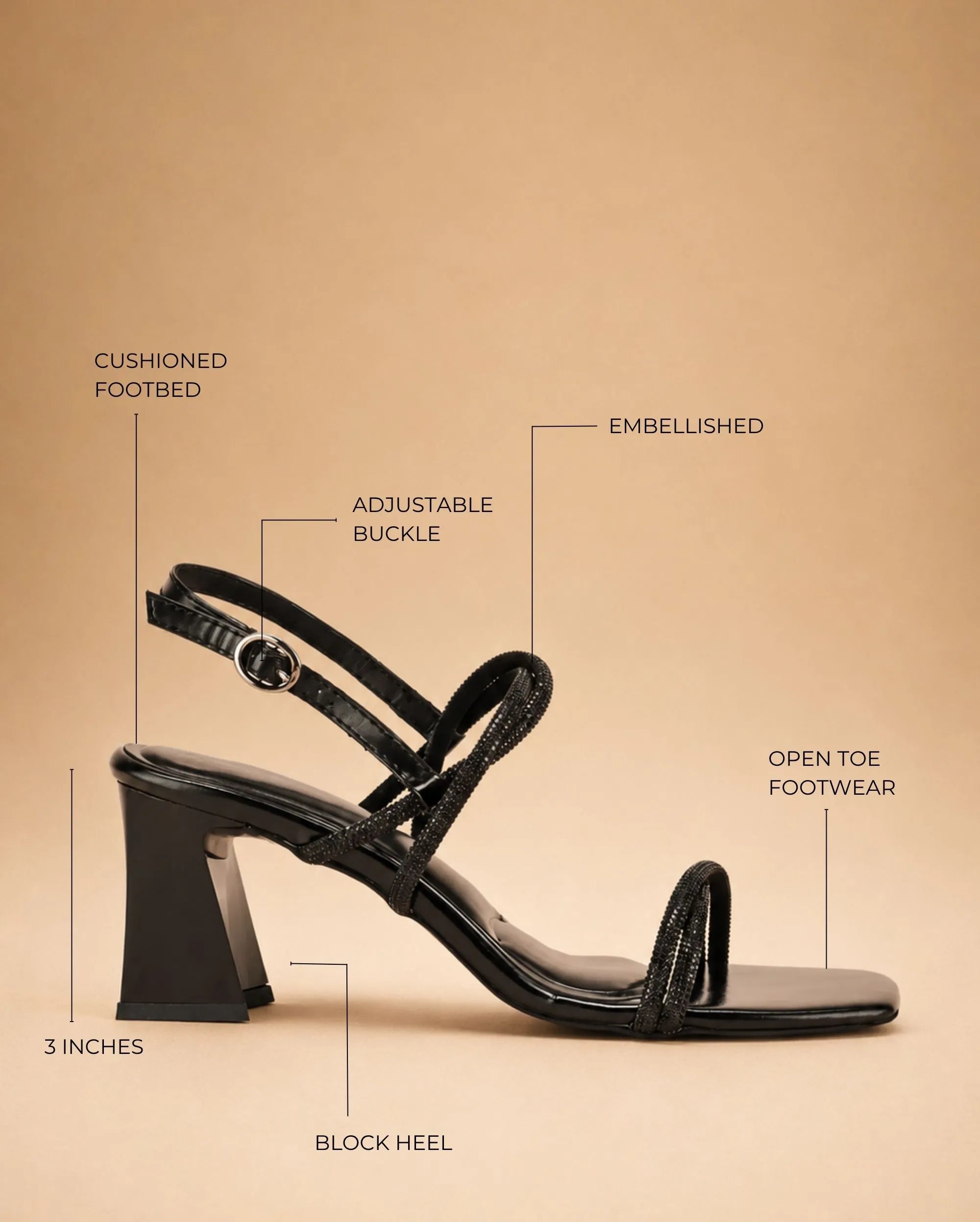 Gabbana Vogue Black Heels - Lino Perros