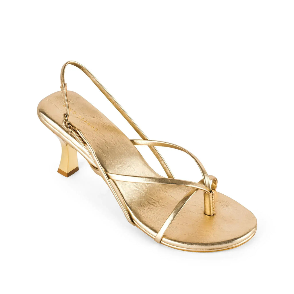 Gabbana Diva Gold Heels - Lino Perros