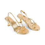 Gabbana Diva Gold Heels - Lino Perros