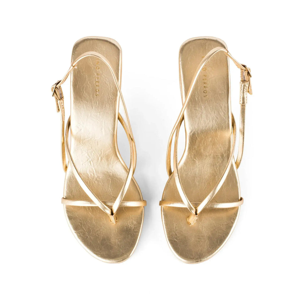 Gabbana Diva Gold Heels - Lino Perros