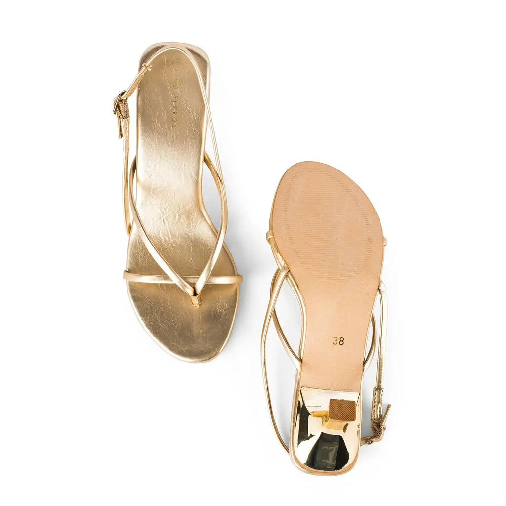 Gabbana Diva Gold Heels - Lino Perros