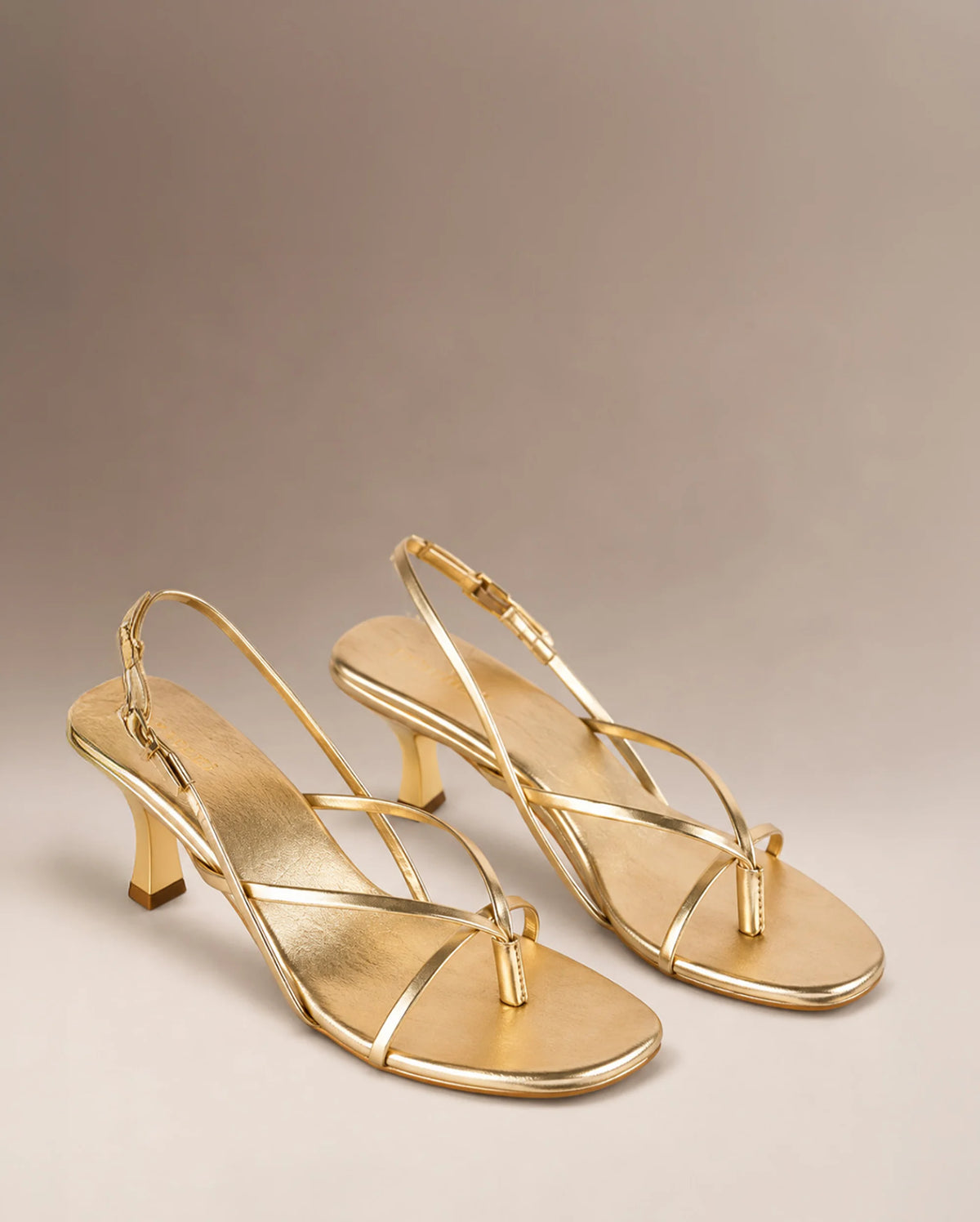 Gabbana Diva Gold Heels - Lino Perros