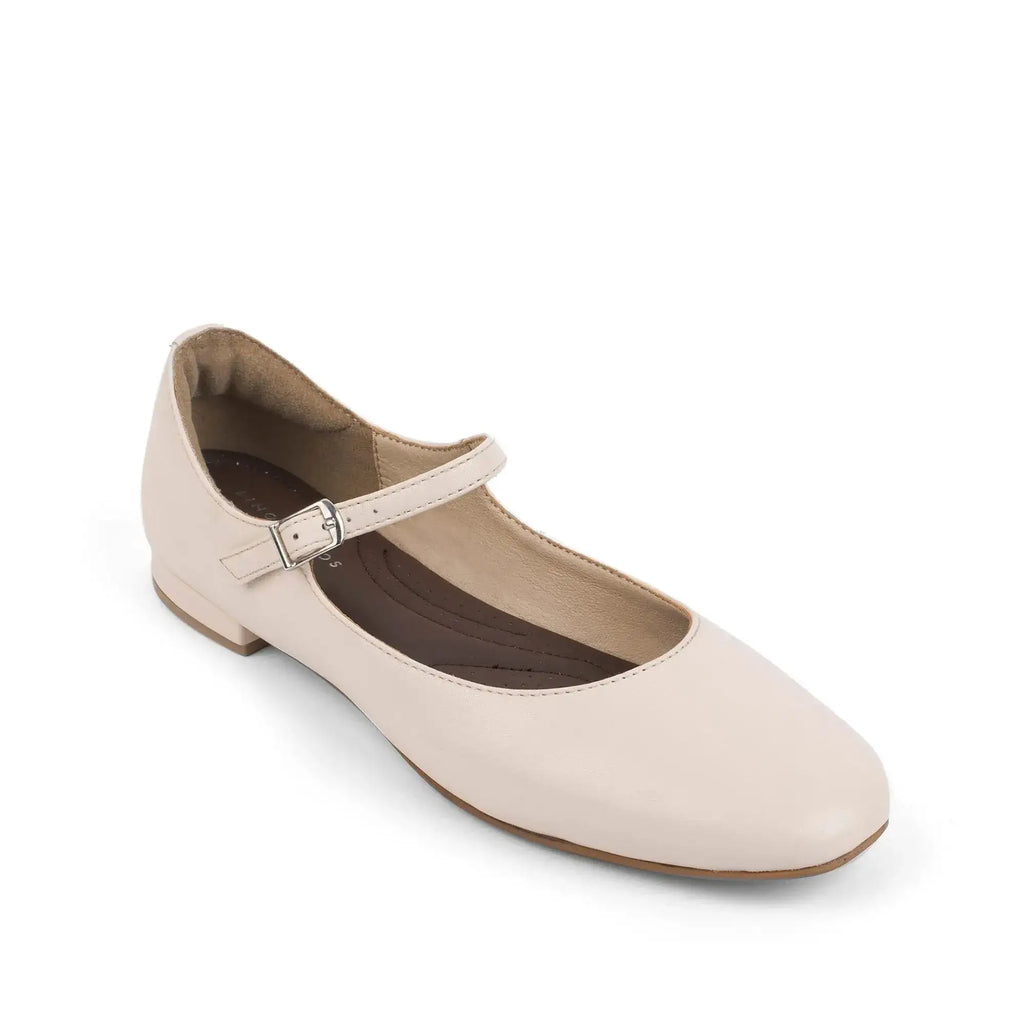 Hepburn Essence Beige Flats - Lino Perros