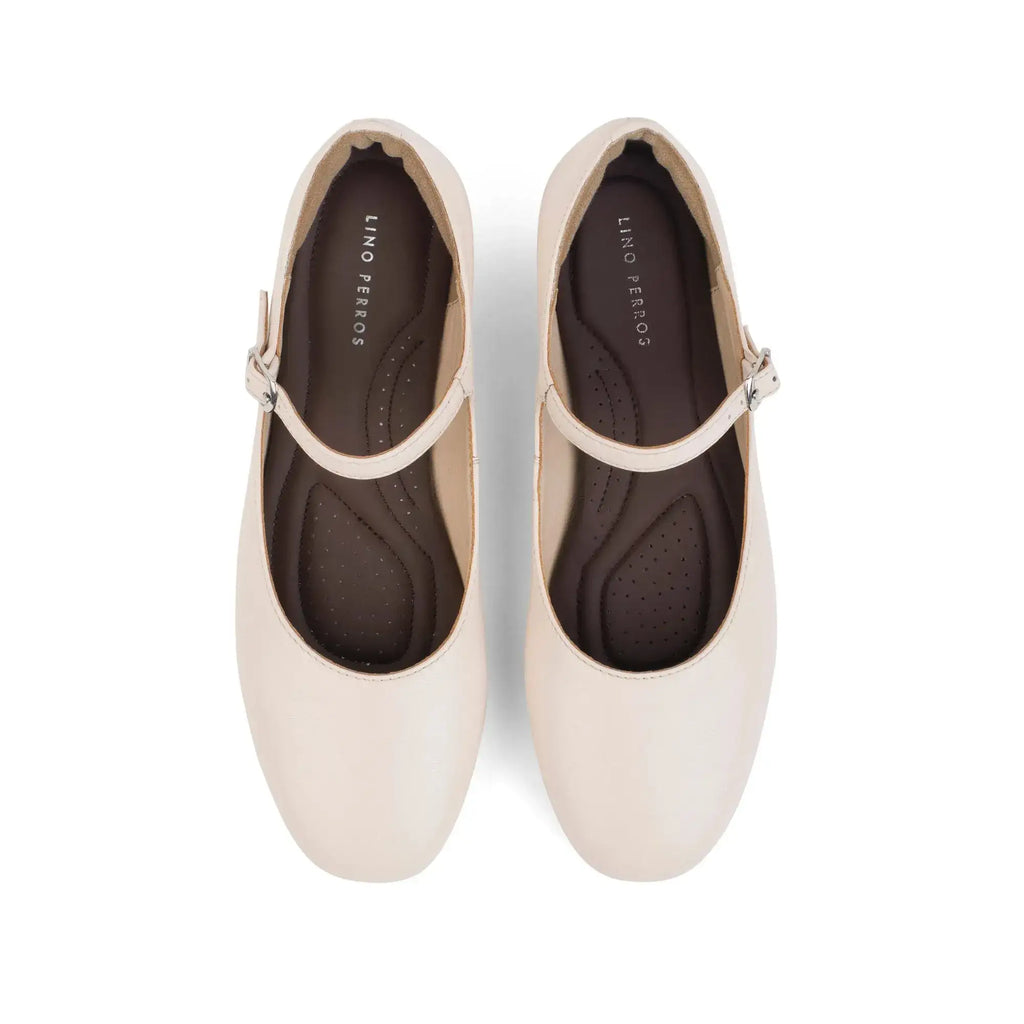 Hepburn Essence Beige Flats - Lino Perros