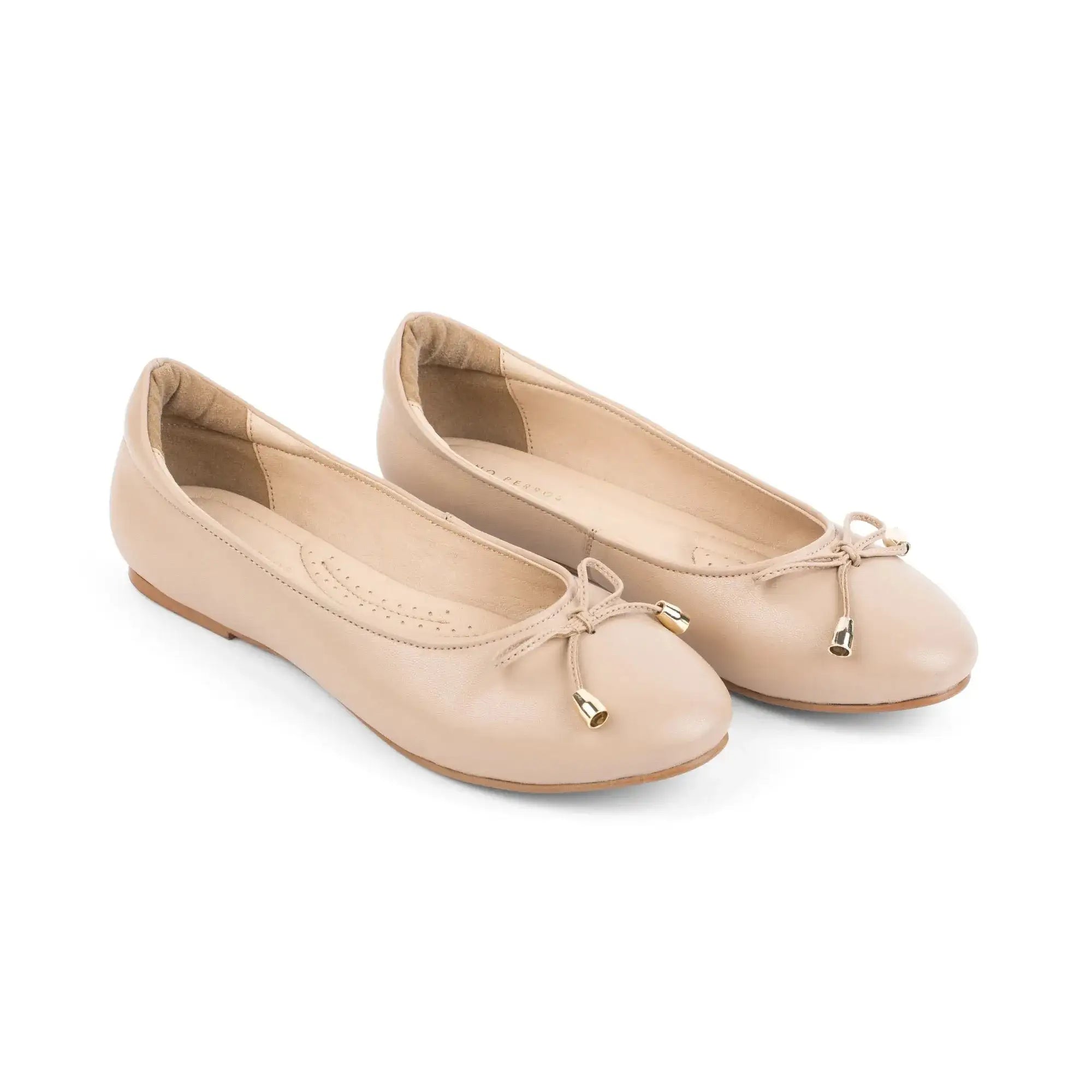 Hepburn Ballet Beige Flats - Lino Perros